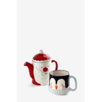 Santa mug santa teapot set