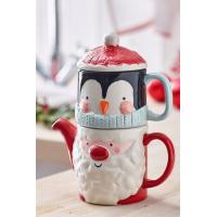 Santa mug santa teapot set