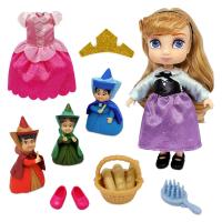 Aurora play set Animators' Collection Mini Doll Play Set – Sleeping Beauty – 5''