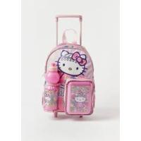 Hello kitty bag set school trolley 