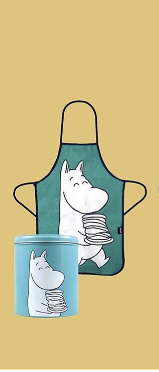 Moomin tin Apron box set