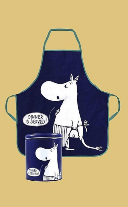 Moomin tin Apron box set