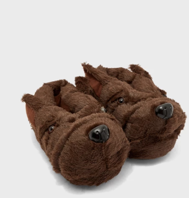 Animal Dog bear slippers adult size