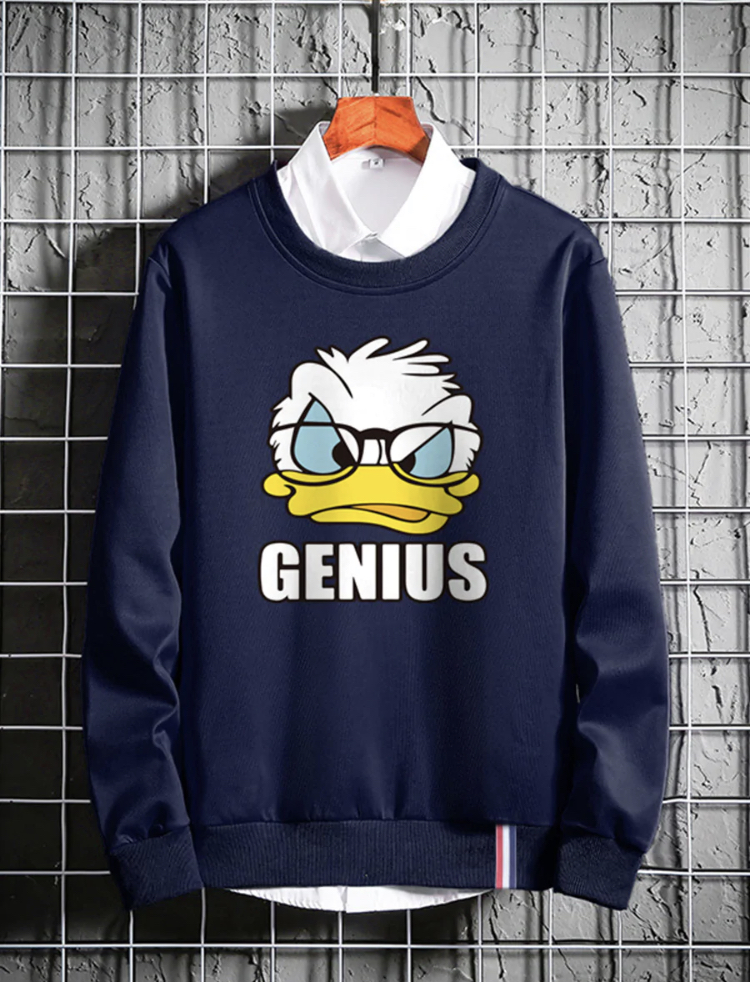 Donald duck navy jaket hoodie size xL