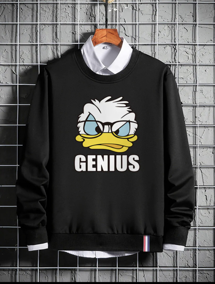 Donald duck black jaket hoodie size xxxL