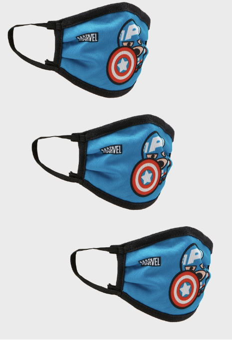 Captain America mask set kids size 8/12 years