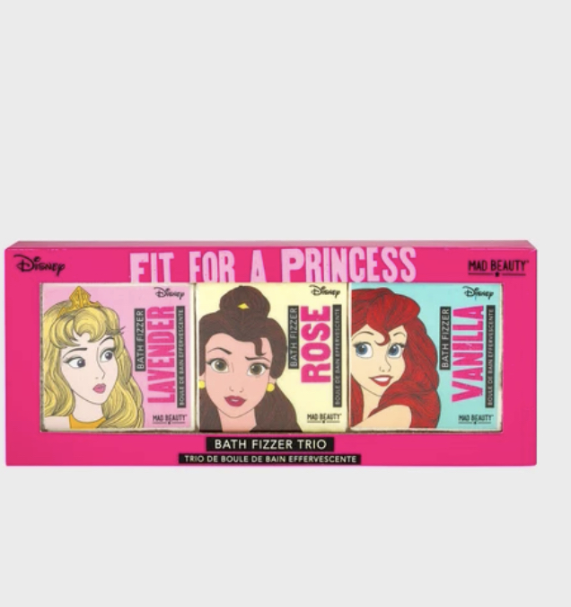 Princess fizzer trio bath belle Ariel little mermaid Aurora sleeping beauty