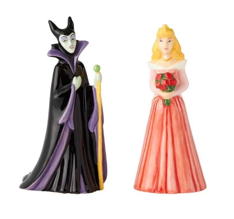 salt and pepper sleeping beauty Aurora Maleficent