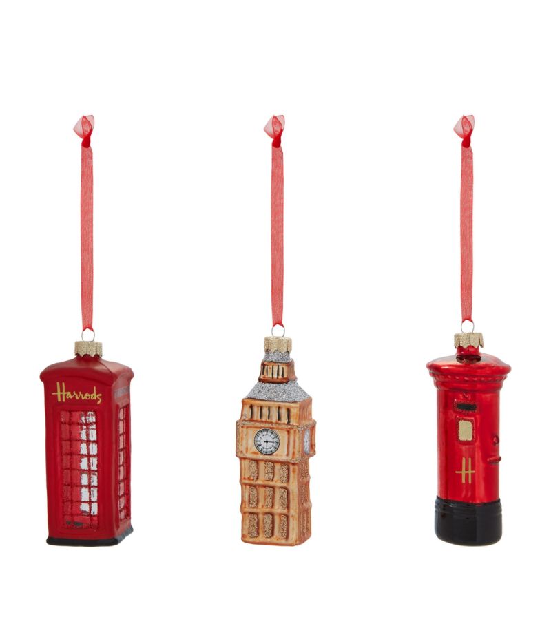 London Icon Christmas Ornament  Decorations (Set of 3)