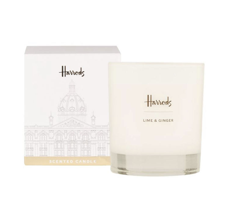 Harrods candle LIME AND GINGER CANDLE (50 HRS)