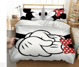 Mickey Mouse duvet & minnie mouse duvet  king duvet bed set 220x230 cm