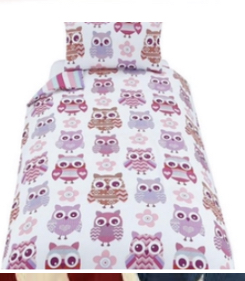 Owl duvet animal single 200x135 cm