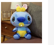 Stitch plush 30 cm cushion mediom