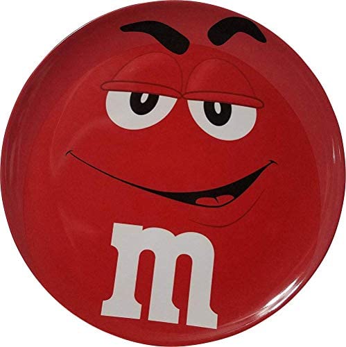 M&M's plate Big Face dish