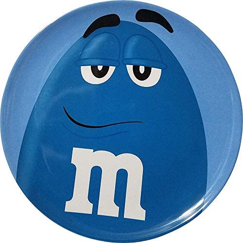 M&M's plate Big Face dish