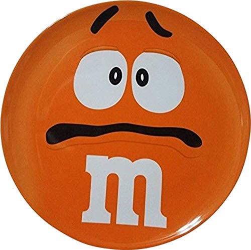 M&M's plate Big Face dish