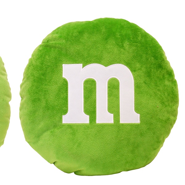 M&ms green cushion