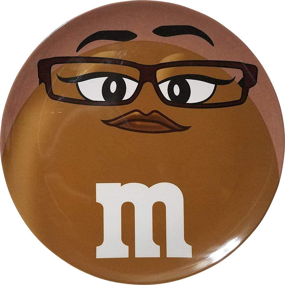 M&M's plate Big Face dish