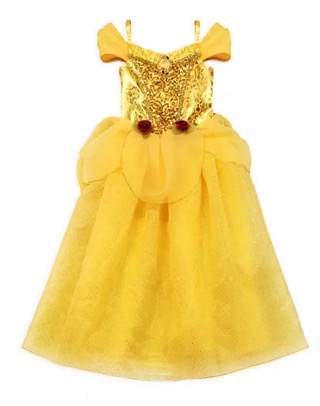 Disney Store belle Princess beauty and the Beast Costume 3 years