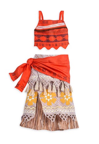 Disney Store Moana Costume 7/8 years