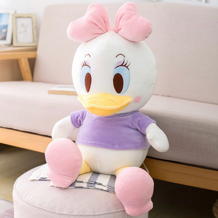 Daisy plush duck cushion 66 cm