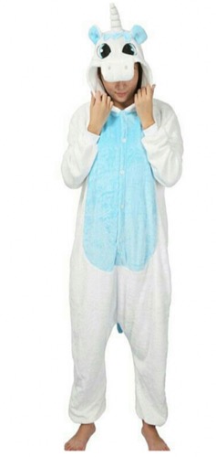 Animal Unicorn  adult onesie hoodie pajama  jumpsuit ovaroll S