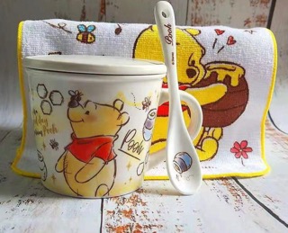 Winnie the pooh mug with spoon