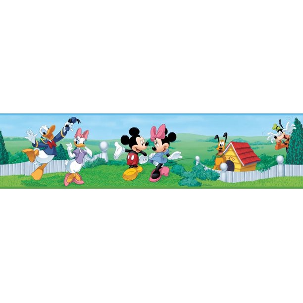 Mickey mouse Stick Wall Border 12.6x4.6 cm