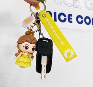 Belle keyring Princess beauty and the Beast Keyring