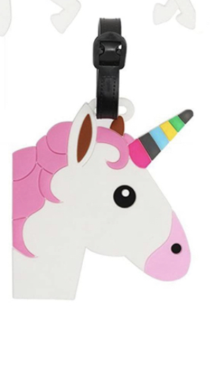 Animal Unicorn luggage tag