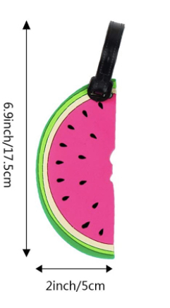 Watermelon  luggage bag  tag