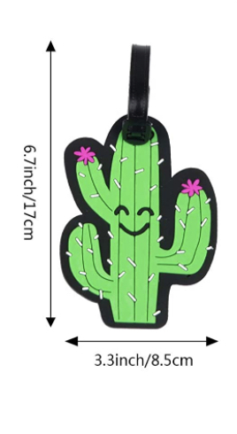 Cactus   luggage bag  tag