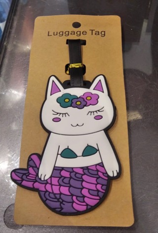 Animal Cat luggage bag  tag