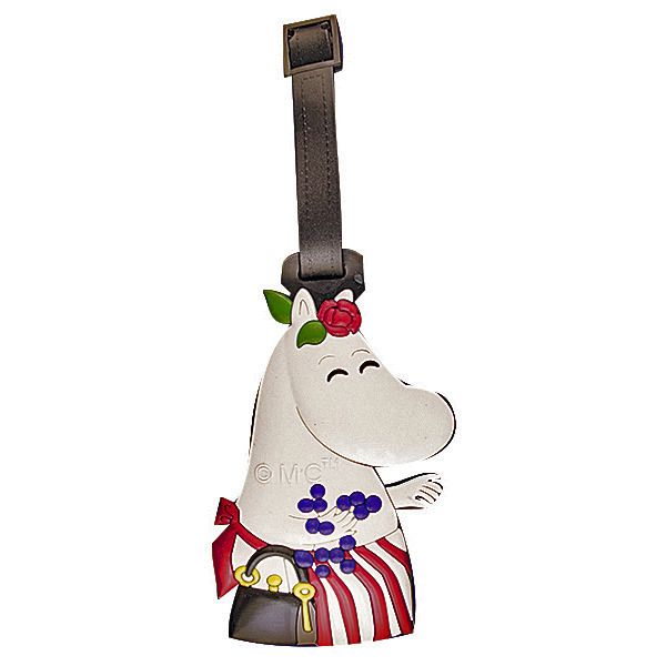 Moomin luggage tag