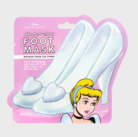 Cinderella mask foot sheet