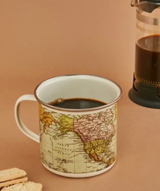 Map world mug