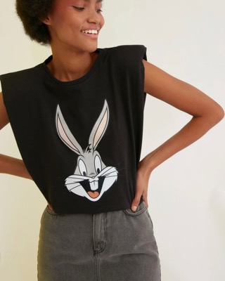 looney tunes Bugs bunny  adult tshirt M