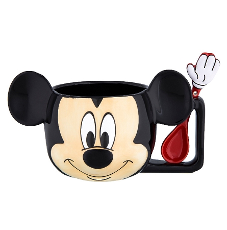 Mickey Mouse mug with spoon