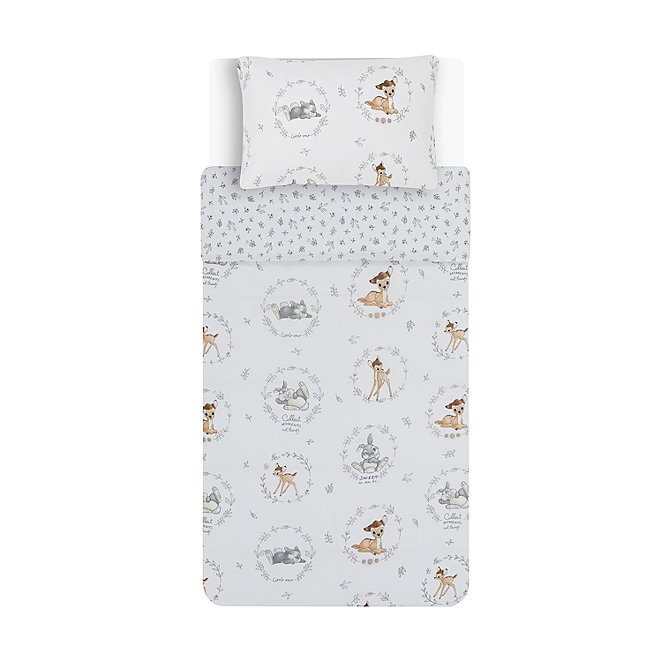 Bambi & bunny duvet single 200x135 cm