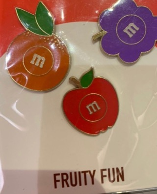 M&ms pin set