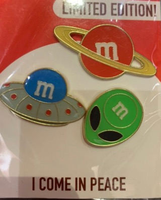 M&ms pin set