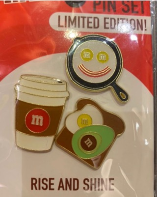 M&ms pin set