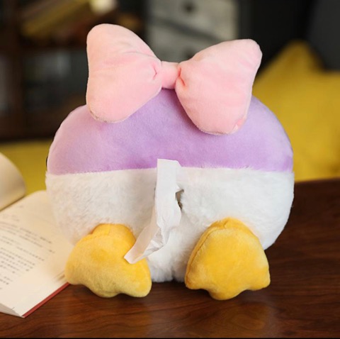 Daisy duck tissue car seat box plush