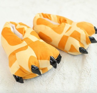 Animal Giraffe monister alippers adult size