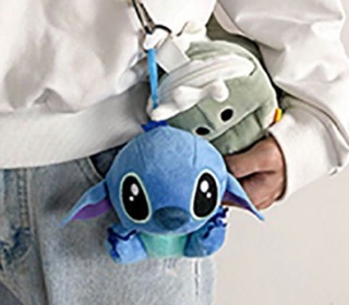 Stitch plush keyring