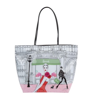 Harrods Fashion Window Shoulder Tote Bag