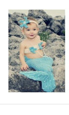 Ariel little mermaid  new born clothes set