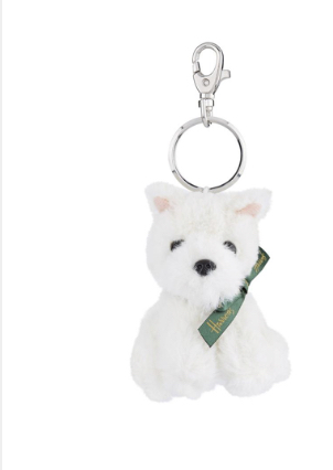 Harrods plush keyring 