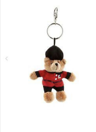 Harrods plush keyring