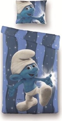 The Smurfs single duvet bed 200x135